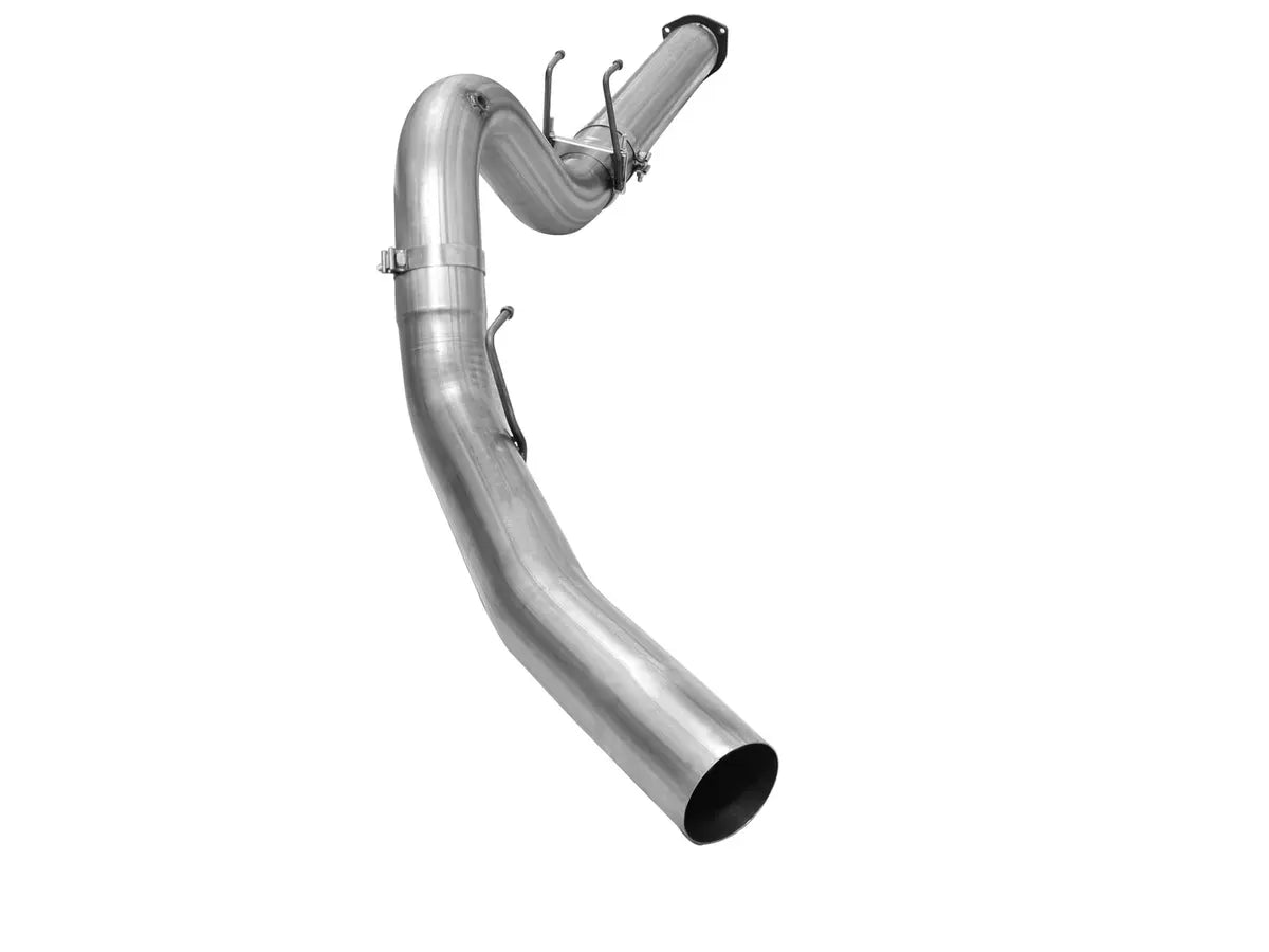AFE POWER Large Bore-HD 5 IN 409 Stainless / Aluminized Steel DPF-Back Exhaust System Black Tip / Polished Tip / No Tip suits Ford F-250 / F-350 Super Duty 2015-2016