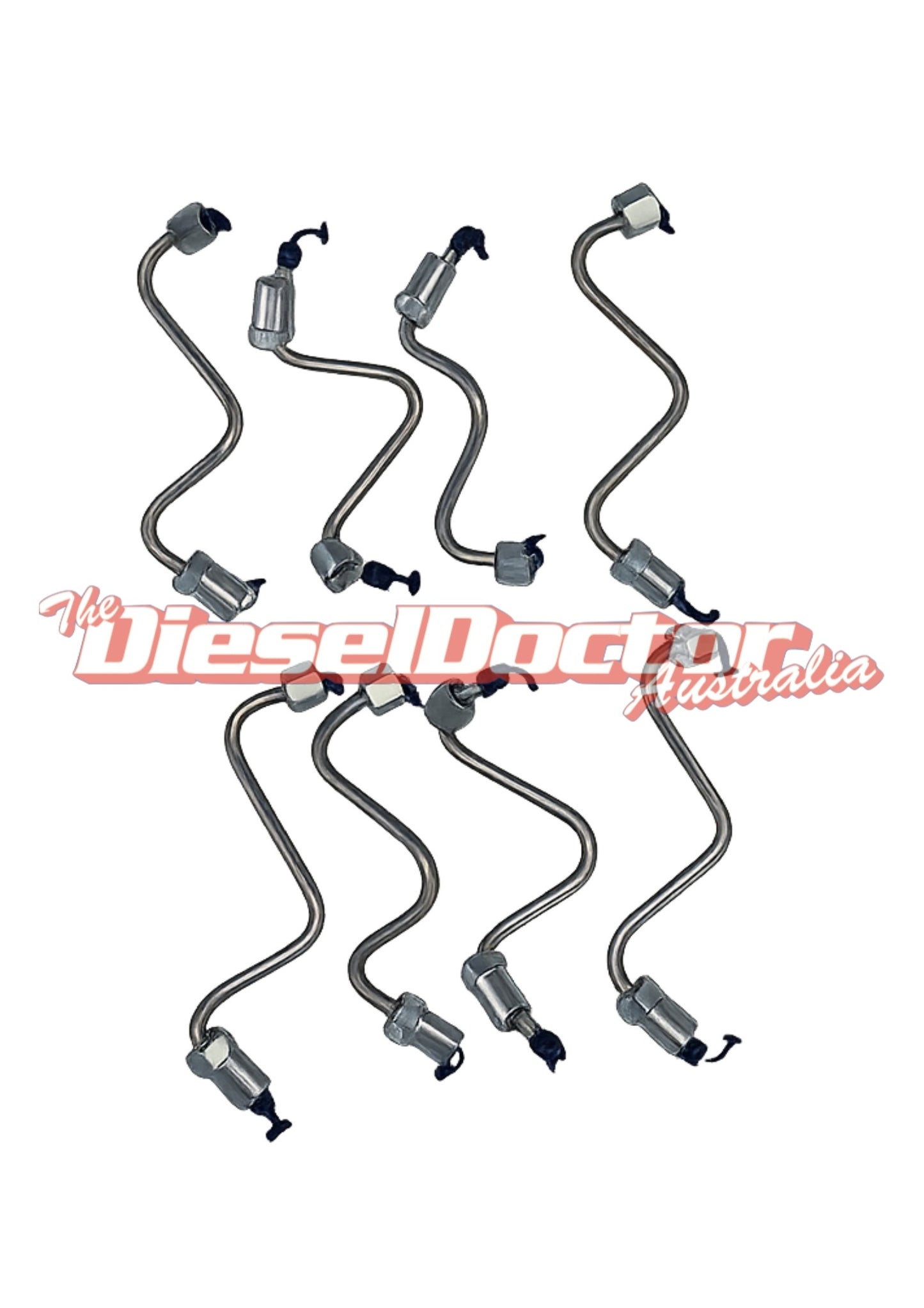 GENUINE INJECTOR FUEL LINE/PIPESET suits Toyota Landcruiser 1VD-FTV 79 / 200 Series Pre-DPF 2007-2017