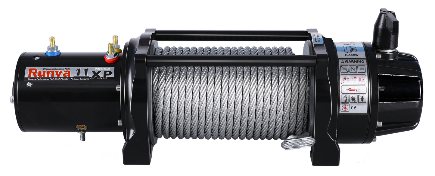 RUNVA WINCH 11XP Premium 12V with Steel Cable