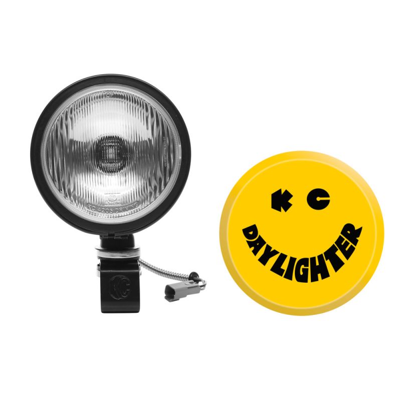 KC HILITES 6" Daylighter Halogen SPOT/SPREAD (BLACK)