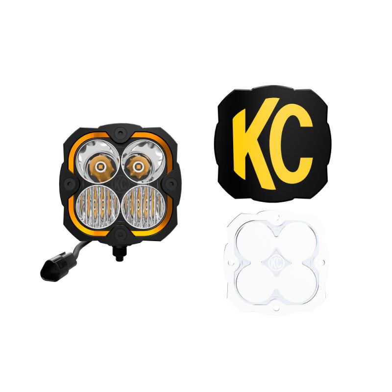 KC HILITES FLEX ERA 4 - Single Master LED Light Pod Kit