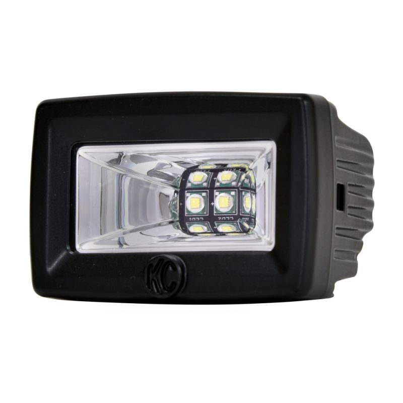 KC HILITES 2" C-Series C2 LED - Single Light - 20W Flood Beam