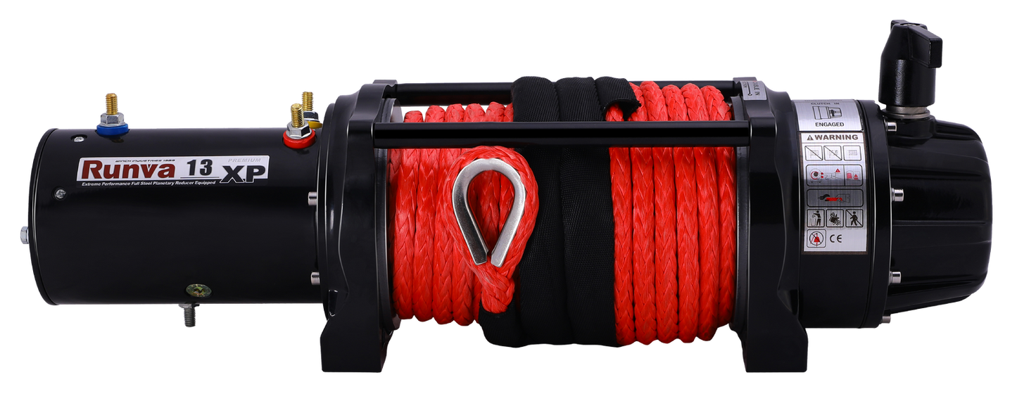RUNVA 13XP PREMIUM 24v with Synthetic Rope