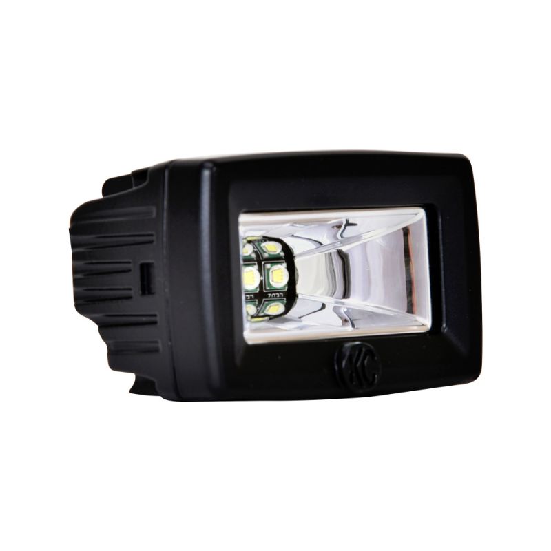 KC HILITES 2" C-Series C2 LED - Single Light - Backup - 20W Flood Beam