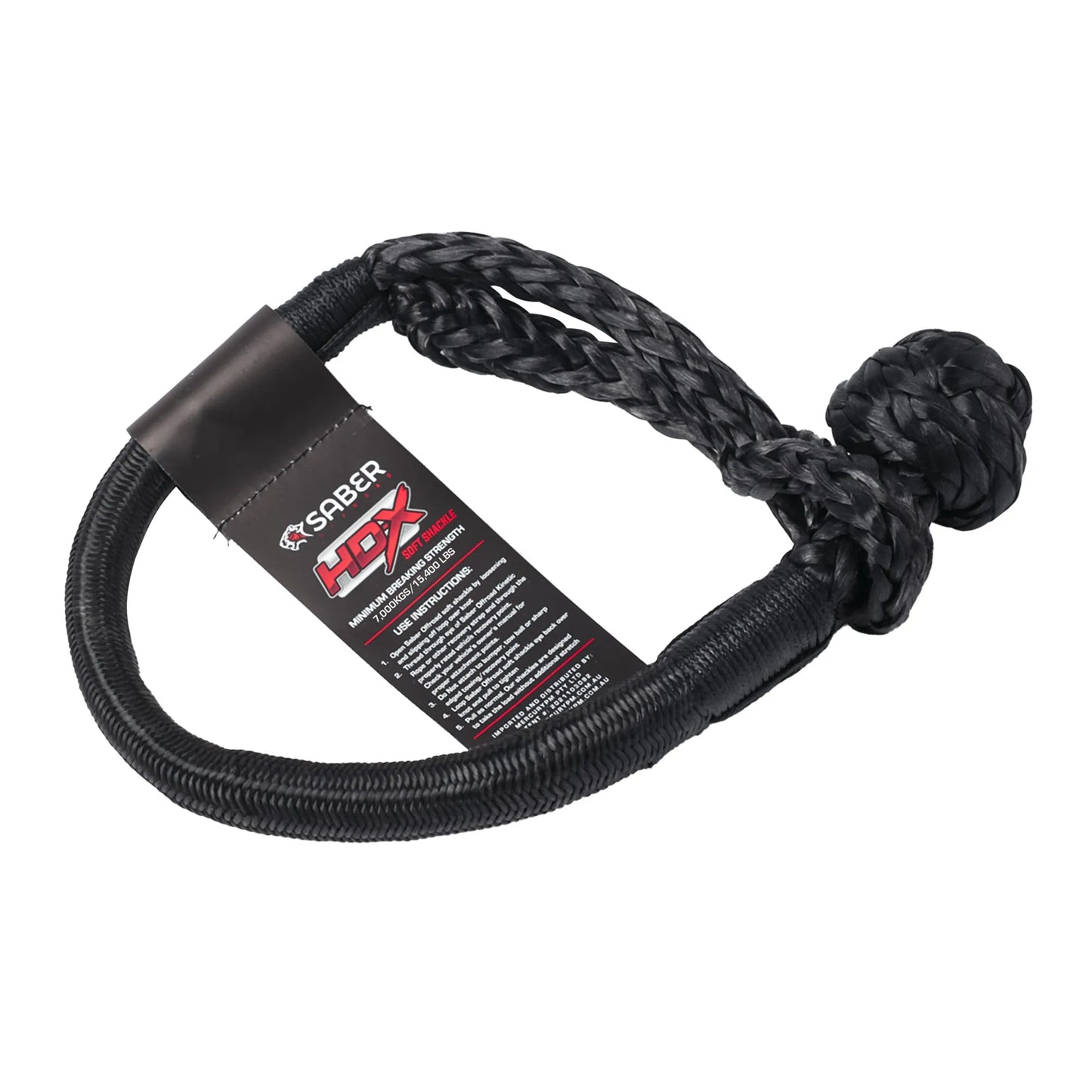 SABER OFFROAD 7,000KG HDX Soft Shackle with Technora Binding