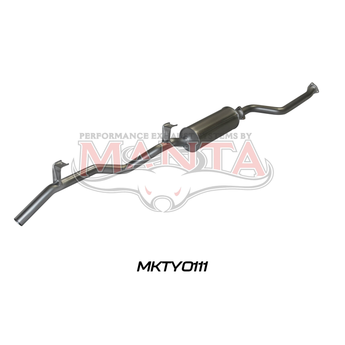 MANTA 4X4 2.5 " FULL SYSTEM EXHAUST TOYOTA LANDCRUISER HJ75 4.0L 2H DIESEL UTE & TROOP CARRIER 1985-1990