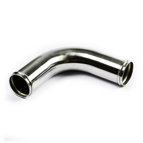 SAAS Pipe 63mm Ø x 90 Deg Aluminium Polished