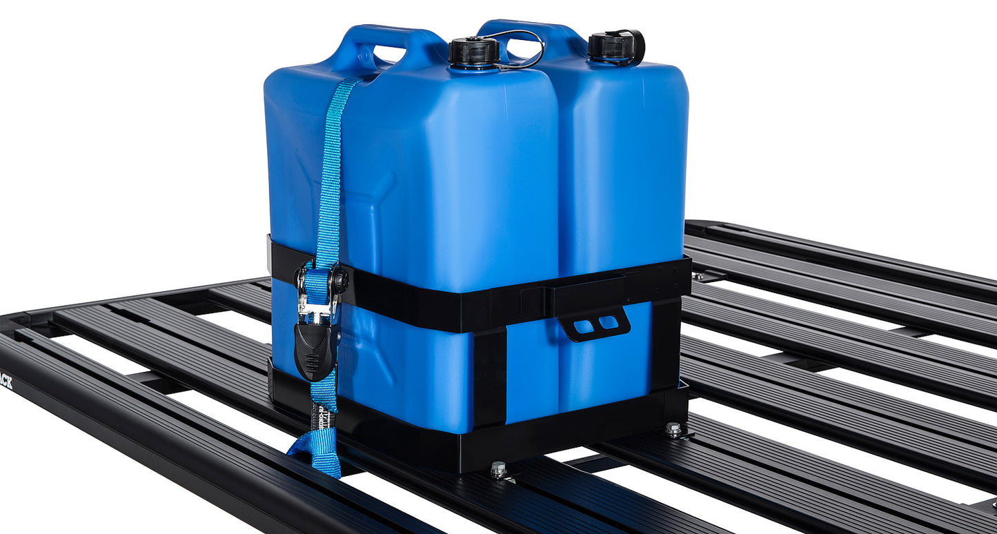 RHINO RACK DOUBLE VERTICAL JERRY CAN HOLDER (43151)