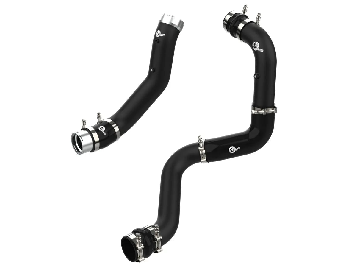 AFE POWER BladeRunner Aluminum Hot / Cold Charge Pipe Kit Black suits Chevrole Silverado GMC Sierra 2500/3500 2020-2023