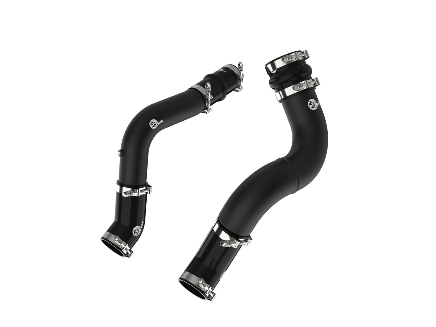AFE POWER BladeRunner Aluminum Hot and Cold Charge Pipe Kit Black suits 2019-2023 RAM 2500/3500