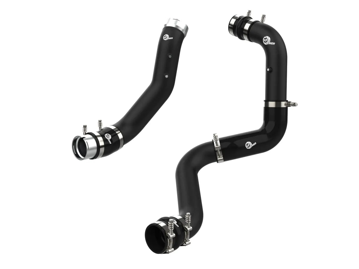 AFE POWER BladeRunner 3 IN & 3-1/2 IN Aluminum Hot and Cold Charge Pipe / KIT Suits 2024-2025 Silverado/Sierra 2500/3500
