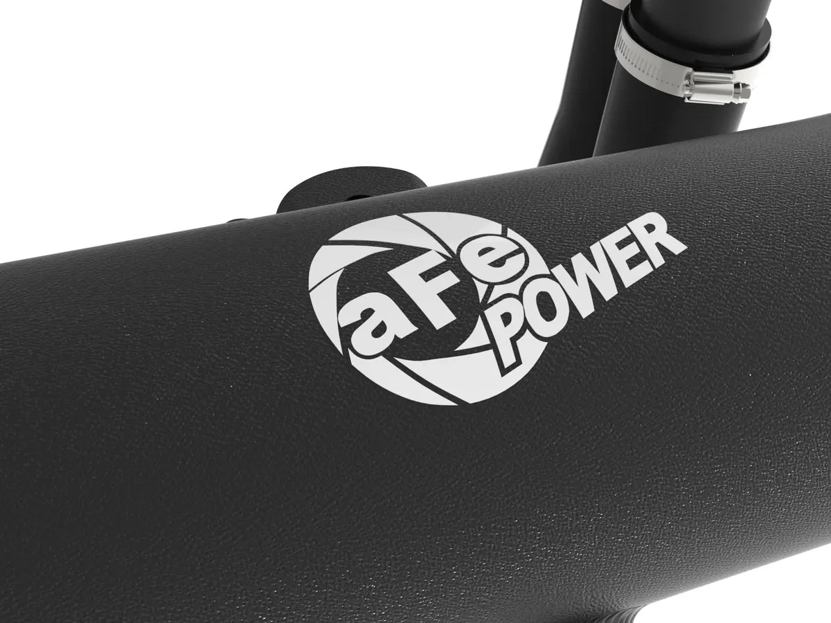 AFE POWER BladeRunner 2-1/4 IN Aluminum Hot Charge Pipe Black suits Ford Bronco Raptor / Ranger Raptor 2022-2025 / 2024-2025