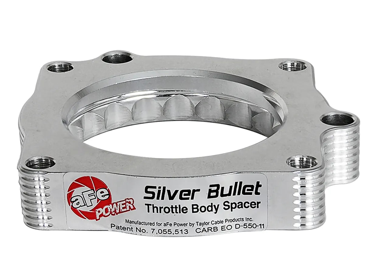 AFE POWER Silver Bullet Throttle Body Spacer suits Ram / Jeep / Dodge / Chrysler (CHECK DESCRIPTION FOR VEHICLE APPLICATION