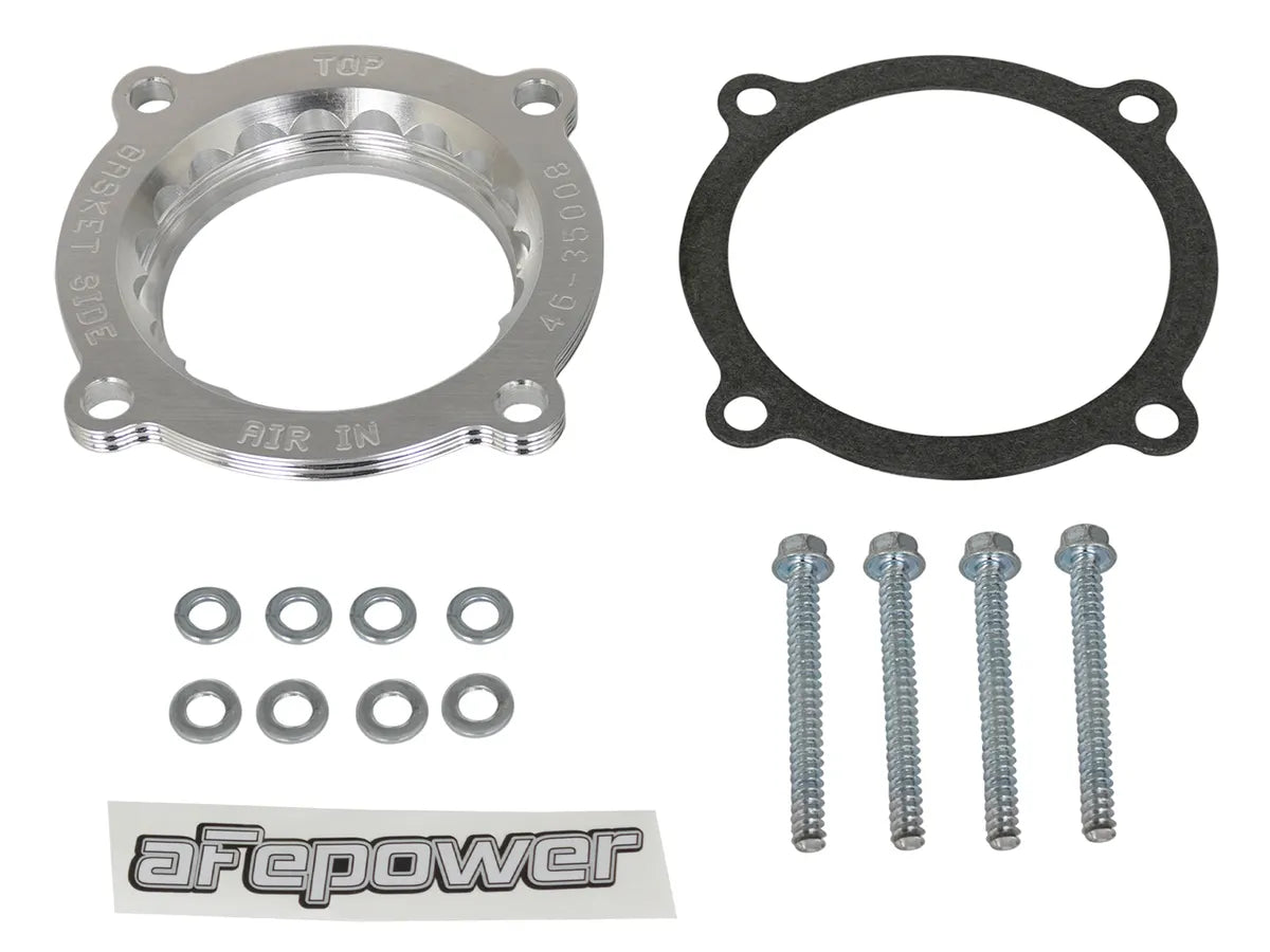 AFE POWER Silver Bullet Throttle Body Spacer suits Chrysler / Dodge / Jeep (CHECK DESCRIPTION FOR VEHICLE APPLICATIONS)