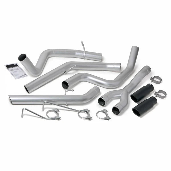 Banks Power Monster Exhaust System 3-inch Dual Exit, Chrome or Cerakote Black Tips suits 2014-2019 Ram 1500 3.0L EcoDiesel