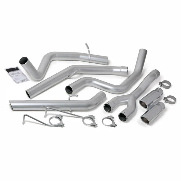 Banks Power Monster Exhaust System 3-inch Dual Exit, Chrome or Cerakote Black Tips suits 2014-2019 Ram 1500 3.0L EcoDiesel