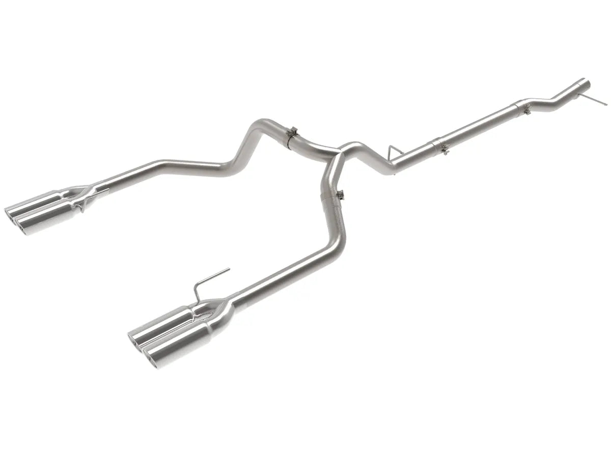 AFE POWER Vulcan Series 3 IN 304 Stainless Steel DPF-Back Exhaust System w/Black / Polished Tip suits GMC Sierra / Chevrolet Silverado 1500 2023-2024
