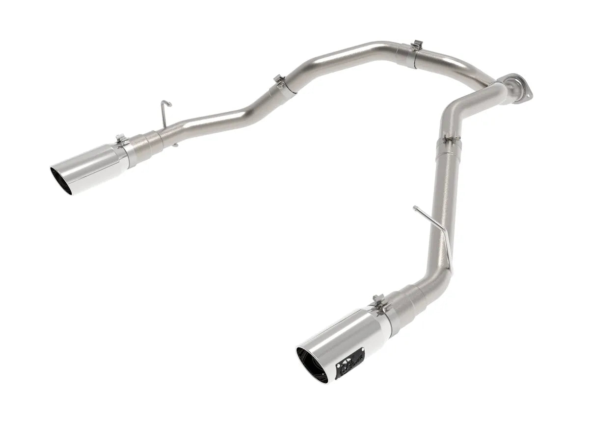 AFE Large Bore-HD 3 IN DPF-Back Stainless Exhaust System w/ Black / Polished Tip suits RAM 1500 2020-2022