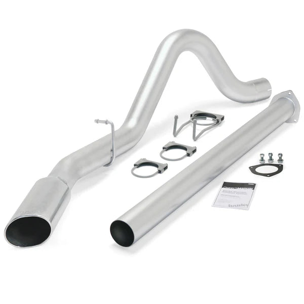 BANK POWER 4-inch Single Exit Monster Exhaust System suits Ford 2015-2016 Ford F250/F350/F450 6.7L Power Stroke, Crew Cab Short Bed & Long Bed