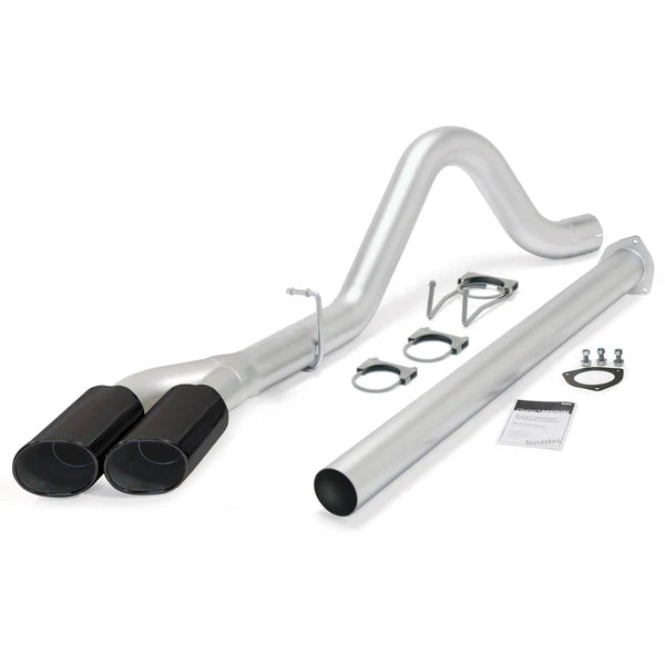 BANKS POWER 4-inch Single Exit Monster Exhaust System suits Ford 2015-2016 F250/F350 6.7L Power Stroke, Crew Cab Short Bed & Long Bed