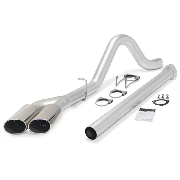 BANKS POWER 4-inch Single Exit Monster Exhaust System suits Ford 2015-2016 F250/F350 6.7L Power Stroke, Crew Cab Short Bed & Long Bed