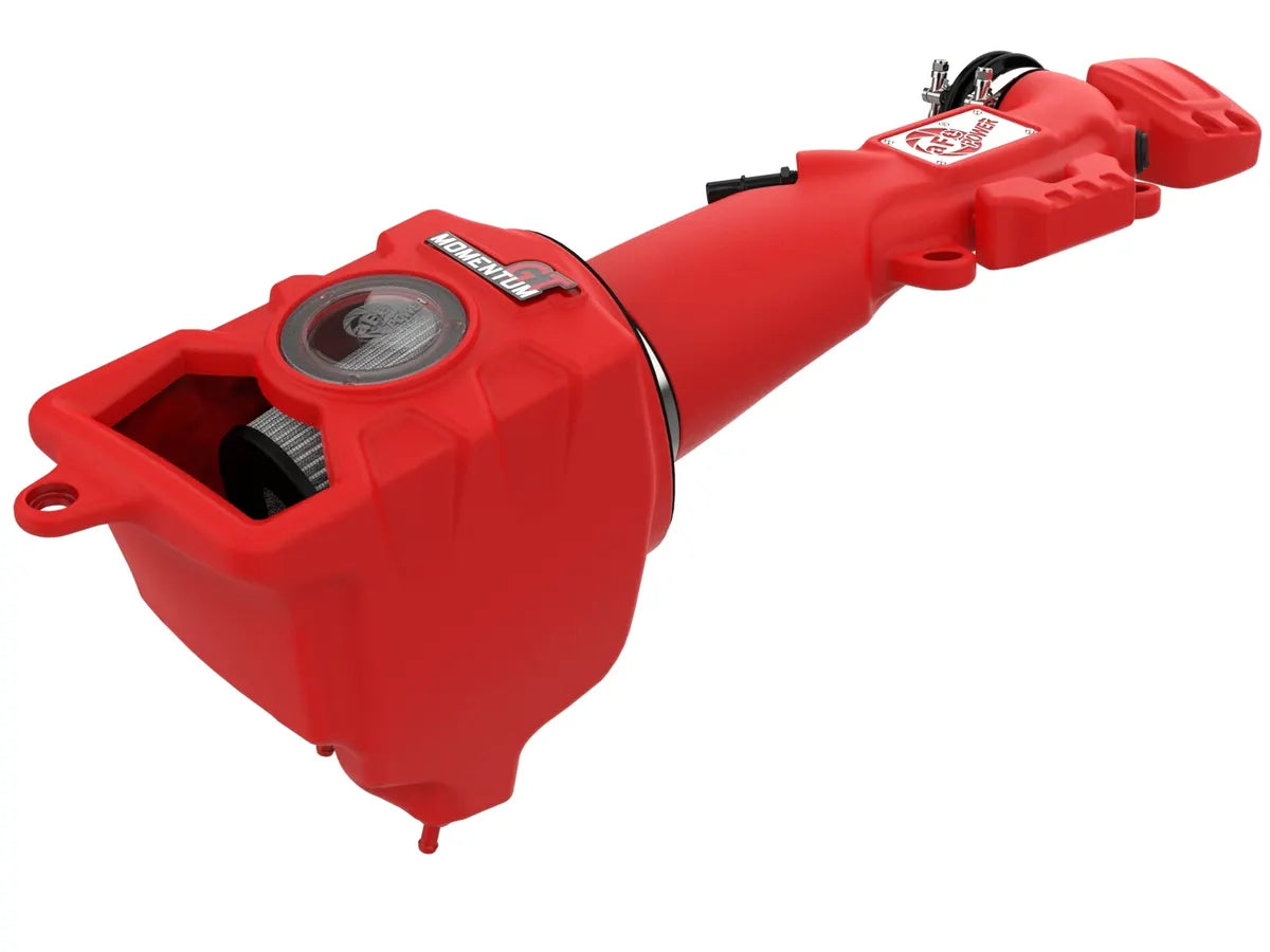 AFE Momentum GT Cold Air Intake System w/Pro 5R / Pro-GUARD 7 / Pro DRY S / Red Edition w/ Pro DRY S Filter Media suits JEEP Gladiator JT / Wrangler JL 2020-2025 / 2018-2025 / 2020-2023