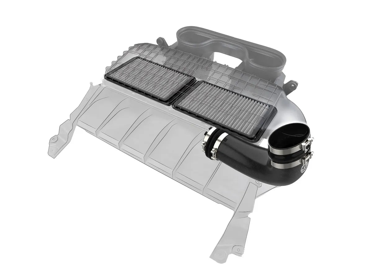 AFE POWER Super Stock Carbon Fiber Induction System w/ Pro 5R / Pro Dry S Filters suits RAM GAS 2021-2024