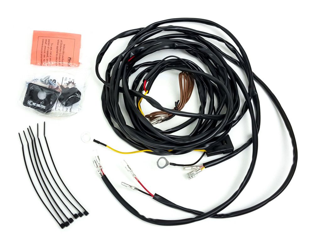 KC HILITES Cyclone LED - Universal Wiring Harness for 2 Lights