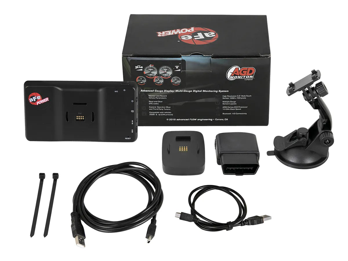 AFE POWER AGD Advanced Gauge Display Monitor 5.5" Screen (CHECK DESCRIPTION FOR VEHICLE APPLICATIONS)