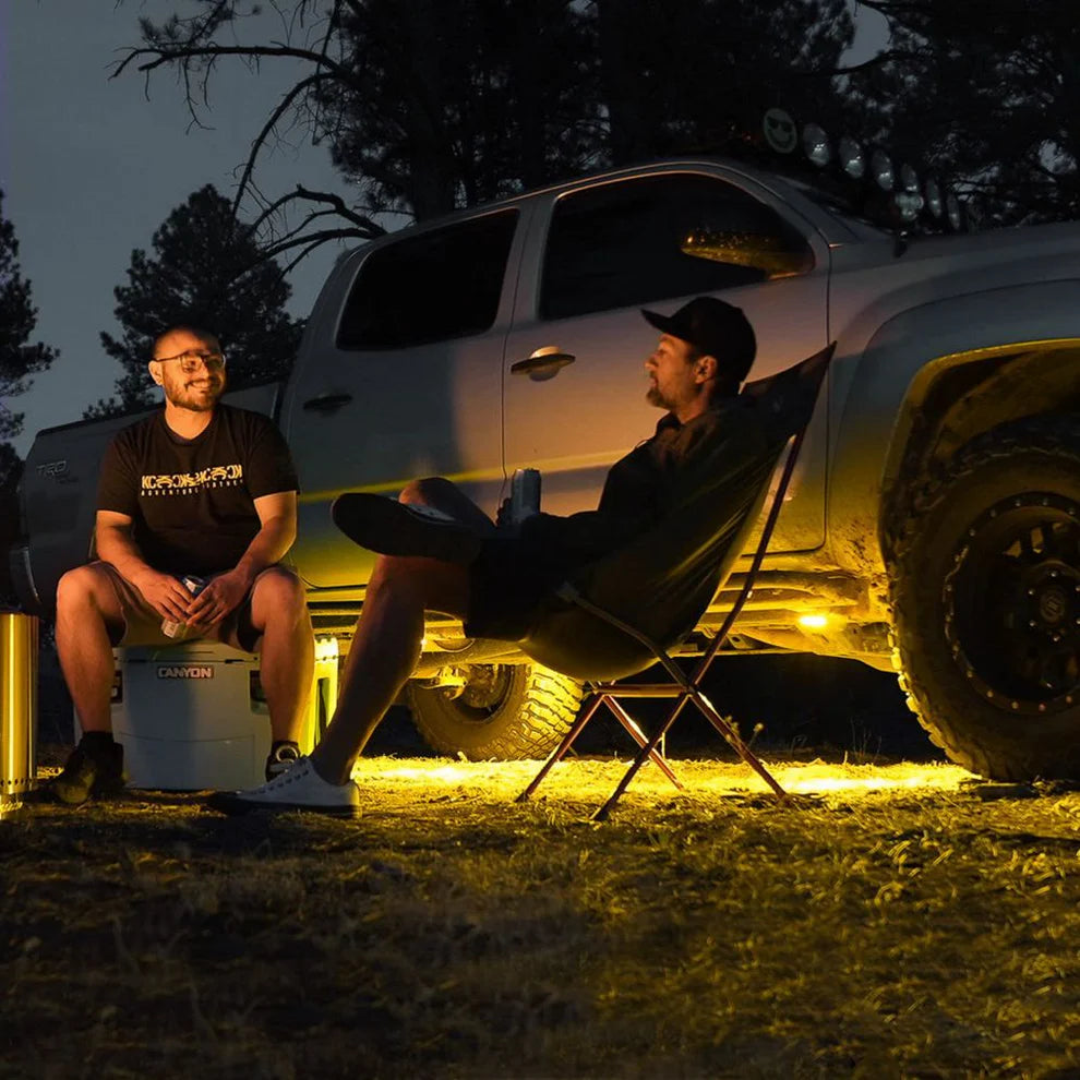 KC HILITES Cyclone V2 LED - Rock Light - 6-Light System - Clear - 5W Flood Beam