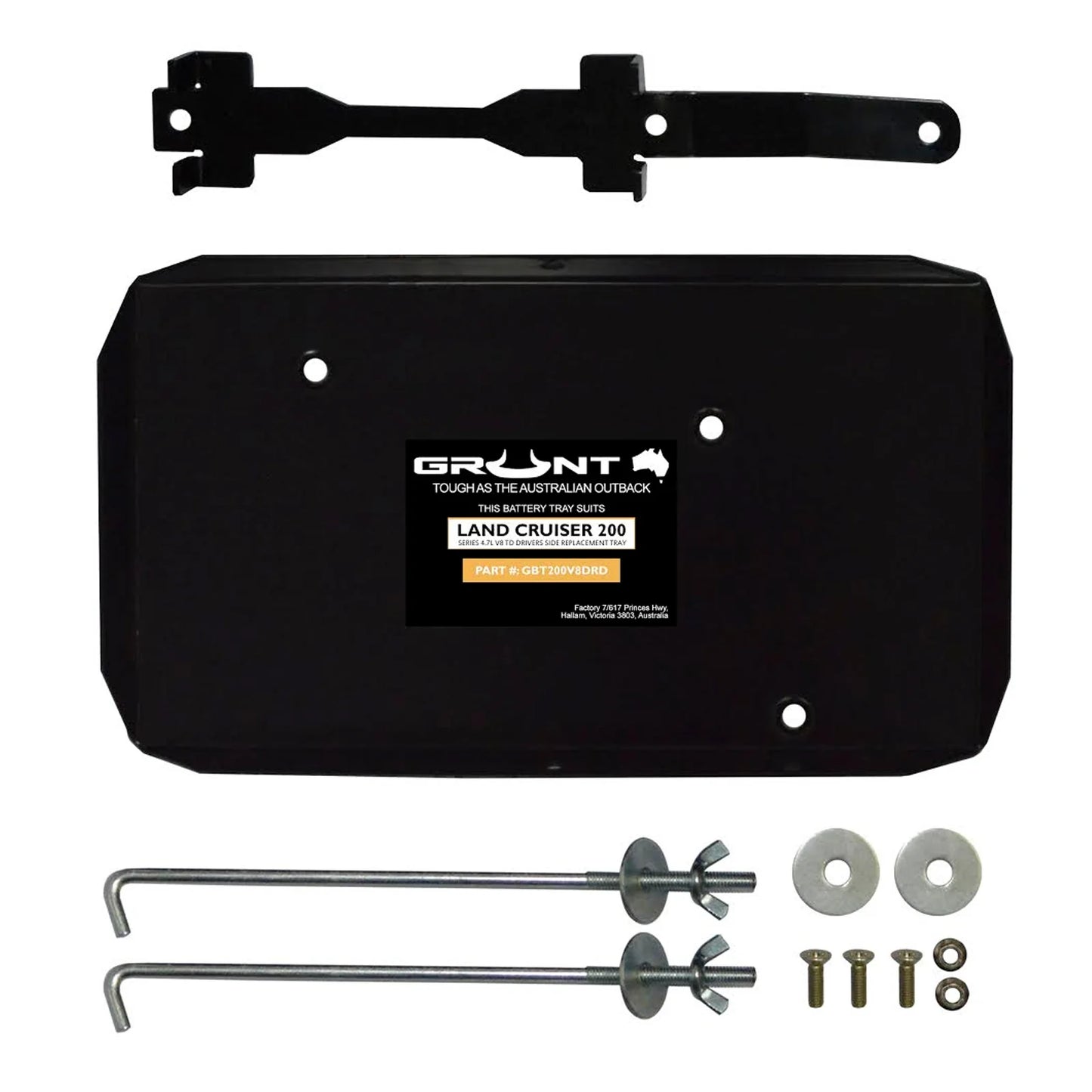 GRUNT BATTERY TRAY SUITS LANDCRUISER 200 SERIES DRIVERS SIDE REPLACEMENT TRAY