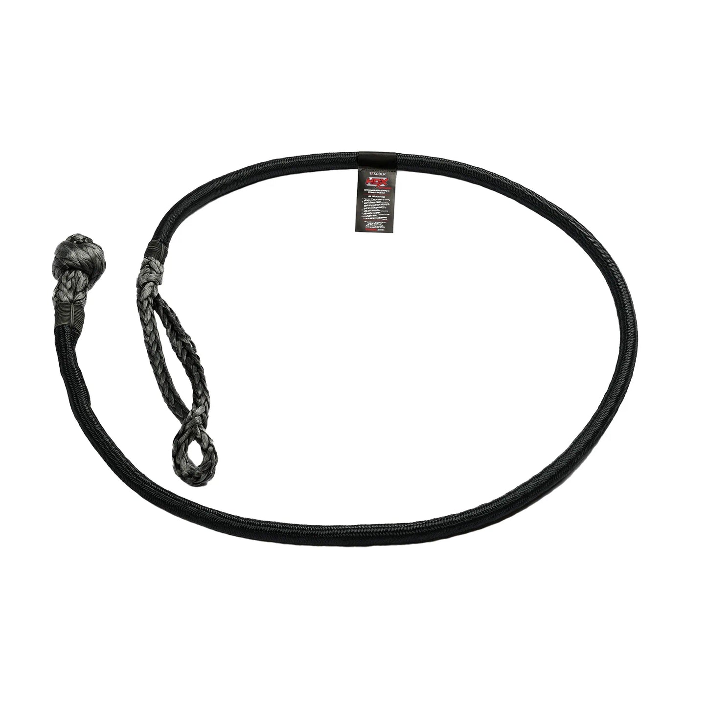 SABER OFFROAD 24,500KG Long HDX Soft Shackle with Technora Binding