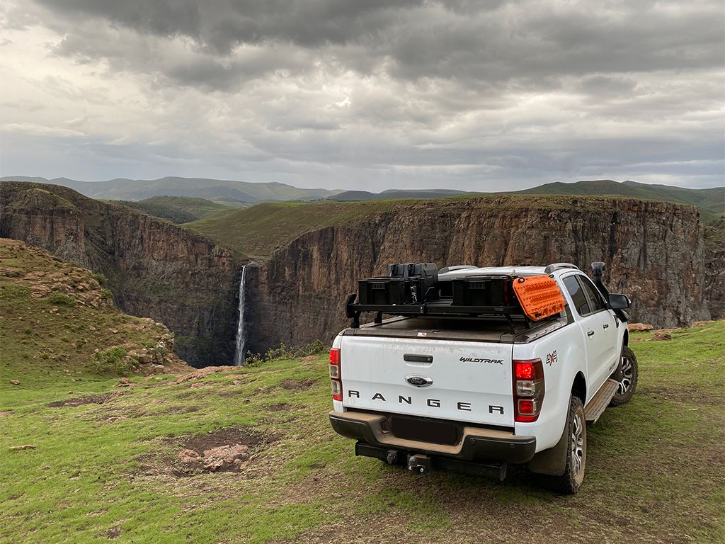 FRONT RUNNER - Slimline II Load Bed Rack Kit FOR A Ford Ranger Wildtrak/Raptor (2012-2022) Roll Top