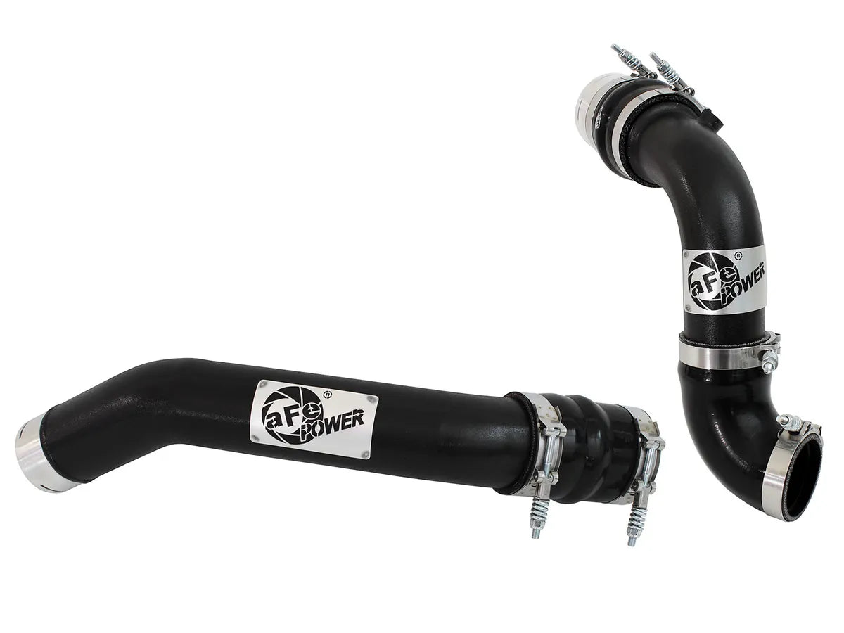 AFE POWER BladeRunner 3 IN Aluminum Hot / Cold Charge Pipe Kit Black suits Ford F-250 / F-350 2011-2016