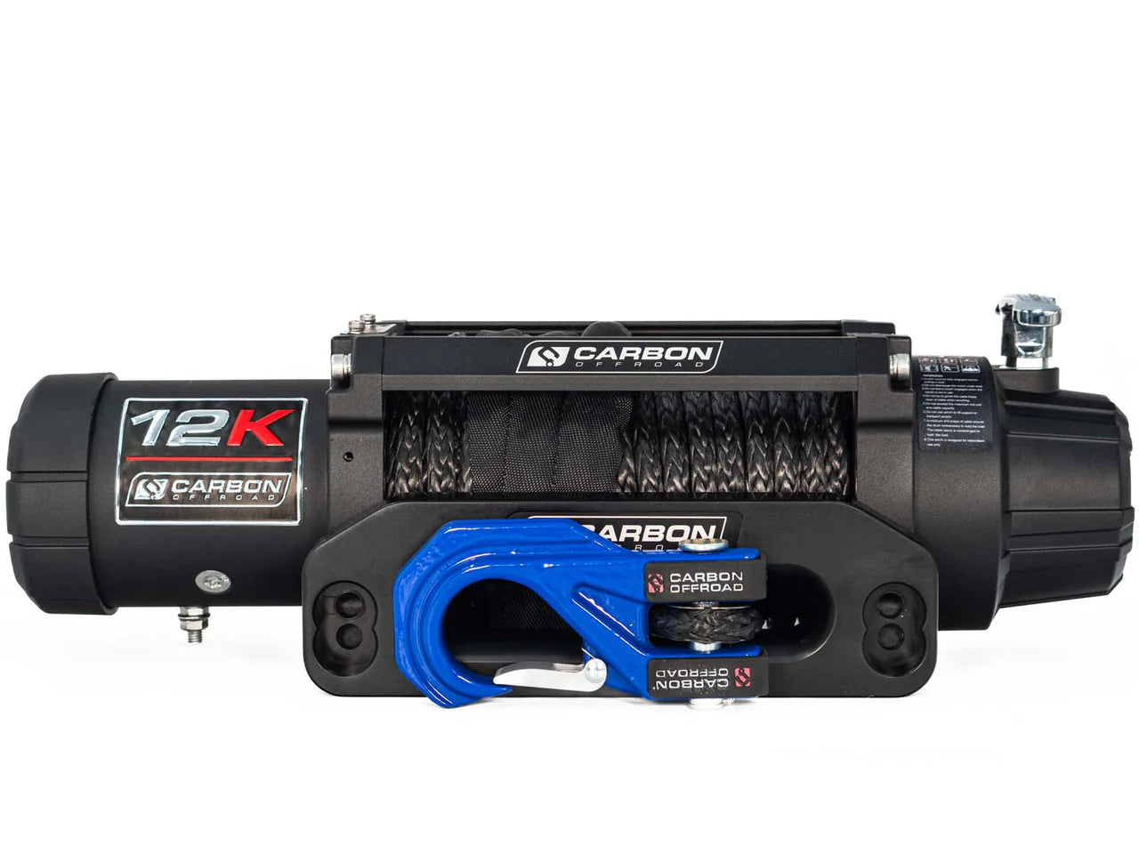 CARBON WINCH 12K 12000LB ELECTRIC WINCH 12V / 24V ( VERSION 3 )