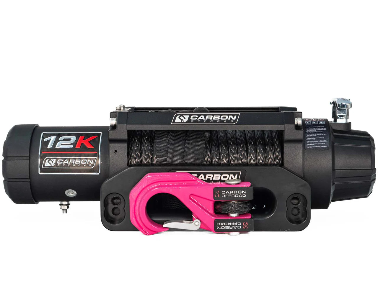 CARBON WINCH 12K 12000LB ELECTRIC WINCH 12V / 24V ( VERSION 3 )