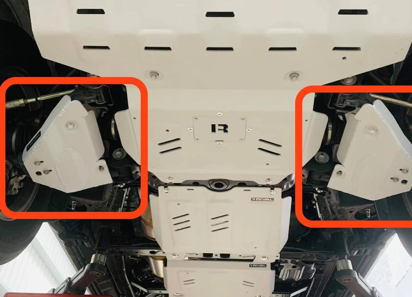 RIVAL 4X4 Aluminium Lower Control Underbody Armour Toyota Hilux 2015-On