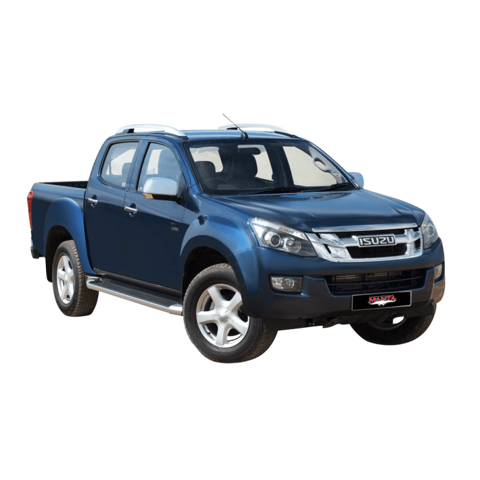 MANTA 4X4 ISUZU DMAX 3.0L JUNE 2012 - 2017 (NO DPF) ALUMINISED/STAINLESS STEEL EXHAUST