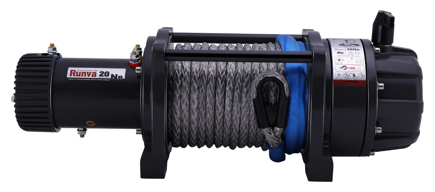 RUNVA WINCH EWB20000 PREMIUM 12V with Synthetic Rope