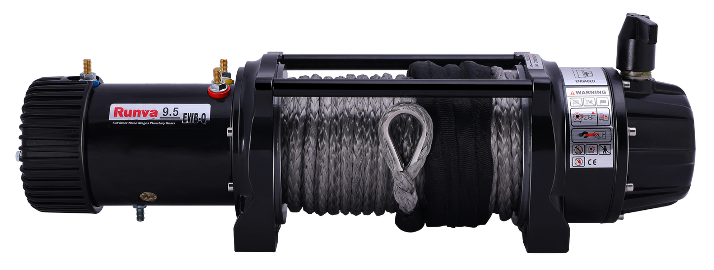 RUNVA EWB9500-Q PREMIUM 12V with Synthetic Rope