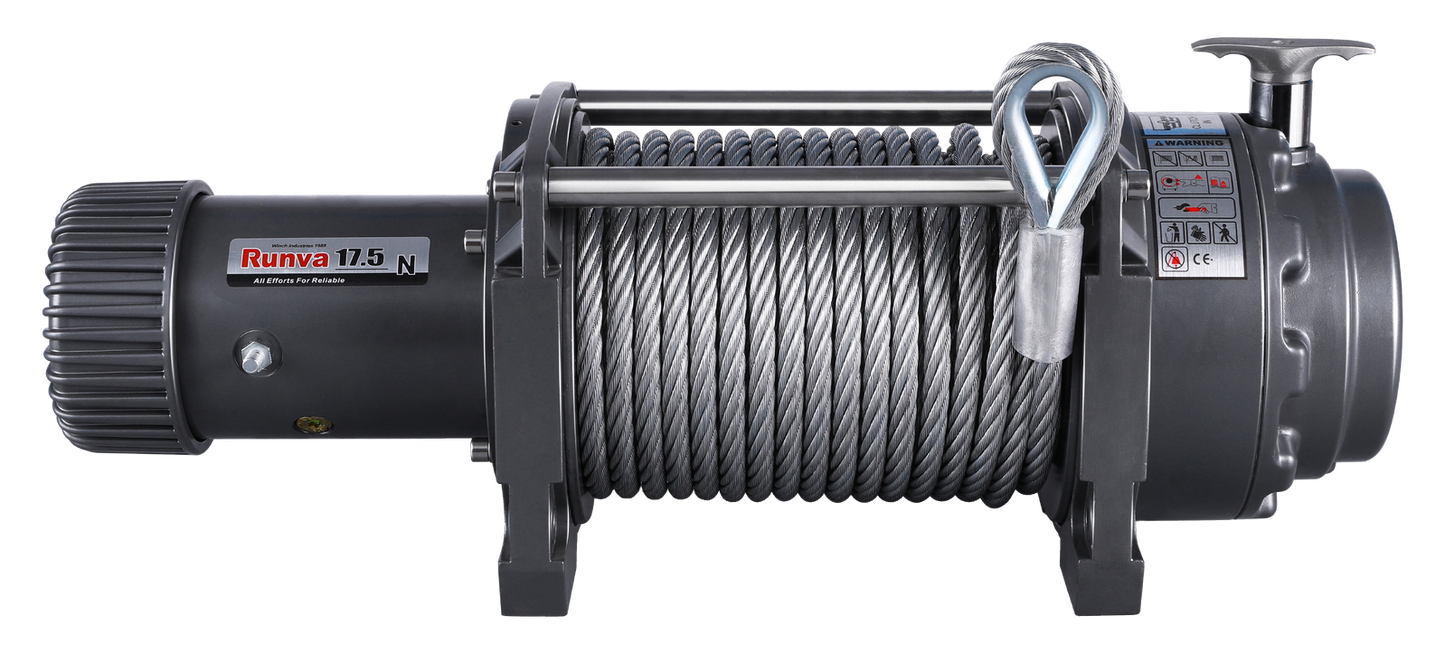 RUNVA WINCH EWN17500 12V with Steel Cable
