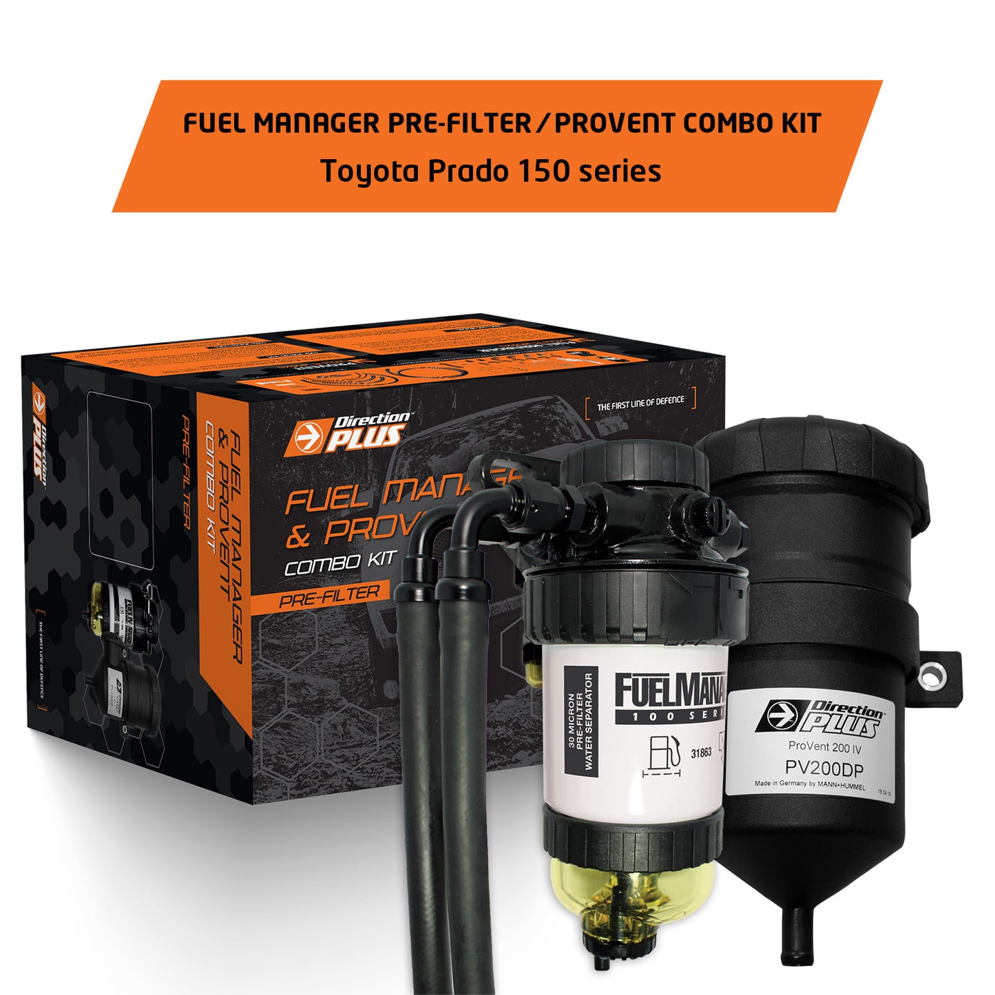 FUEL MANAGER PRE-FILTER + CATCH CAN KIT TOYOTA PRADO 150 SERIES (FMPV620DPC)