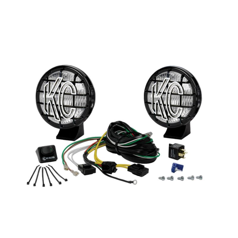 KC HILITES 5" Apollo Pro Halogen Pair Pack System SPOT/ SPREAD/ FOG