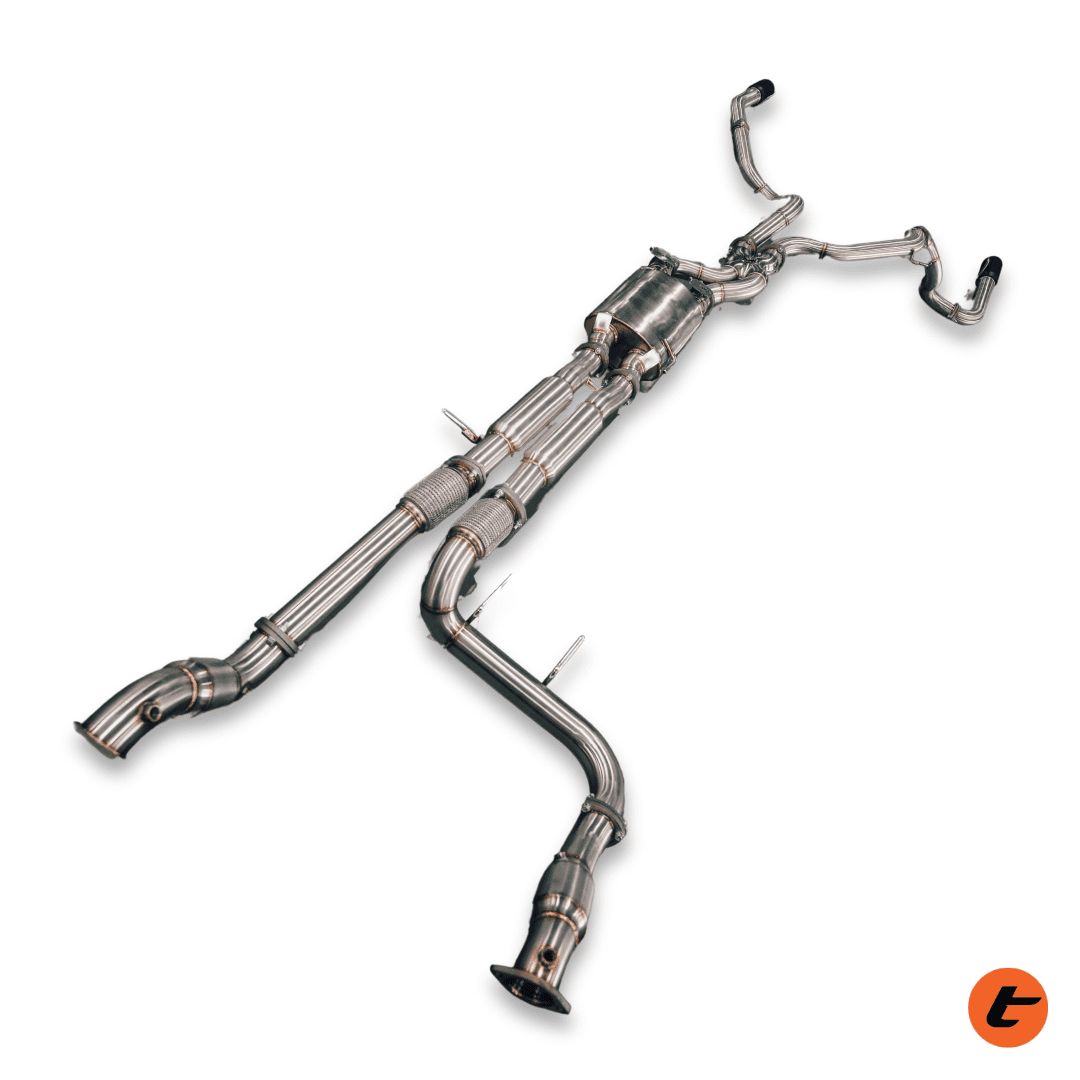TORQIT TWIN 3″ Turbo Back Exhaust for Next-Gen 3.0L V6 Ranger Raptor