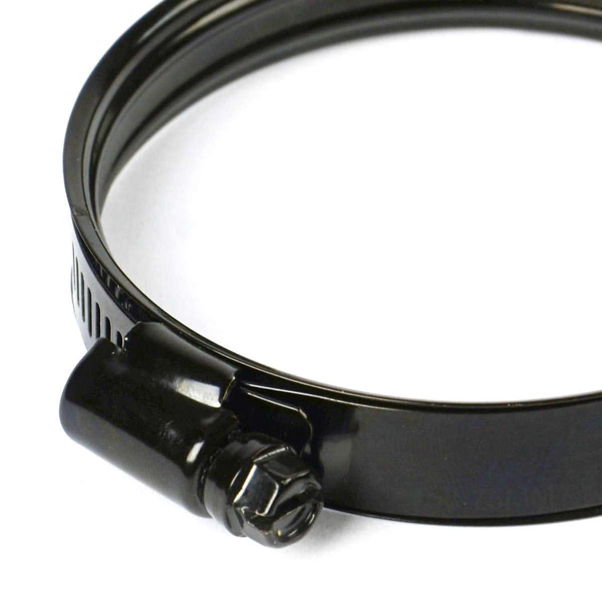 SAAS Hose Clamp Dual Bead Black Stainless Steel 58mm - 75mm