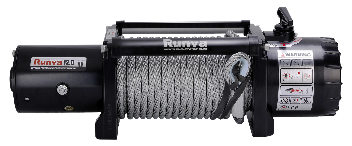 RUNVA WINCH EWV12000 ULTIMATE 24V with Steel Cable