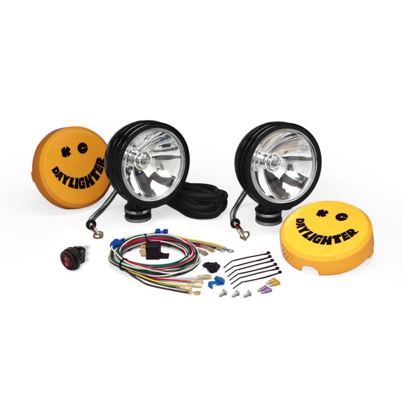 KC HILITES 6" Daylighter Halogen Pair Pack System (BLACK)