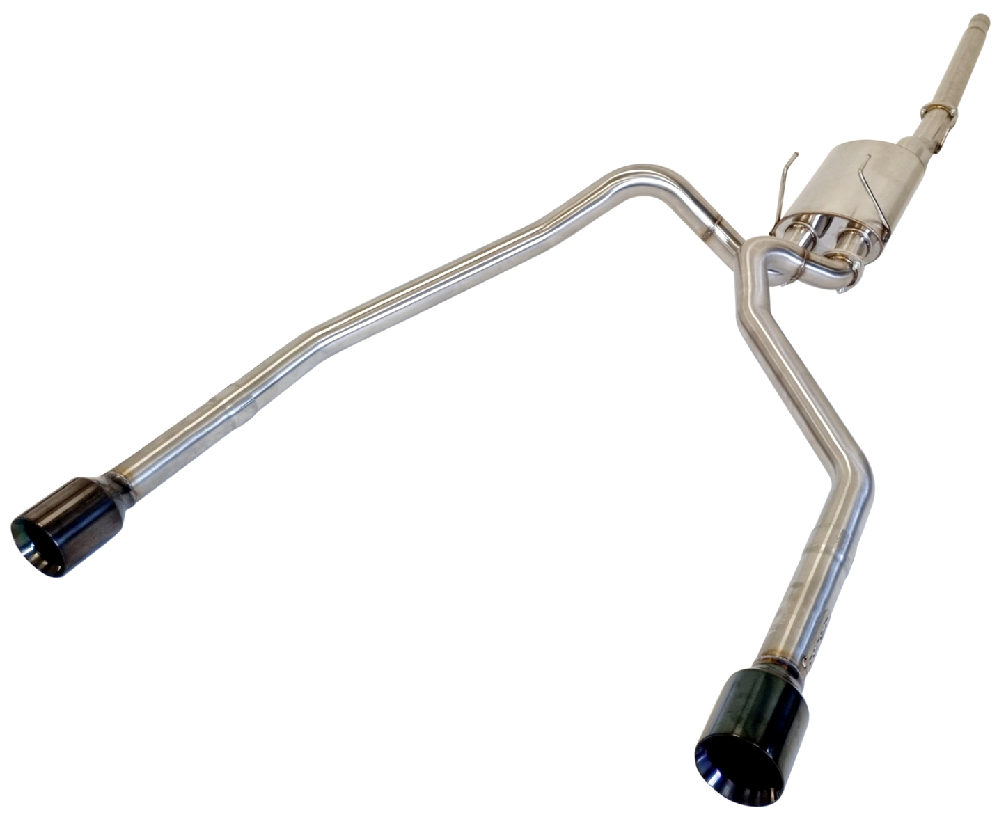TORQIT- 3″ DUAL EXIT CAT BACK EXHAUST FOR DS RAM 2009-2018 STAINLESS STEEL/POWER COATED BLACK TIP