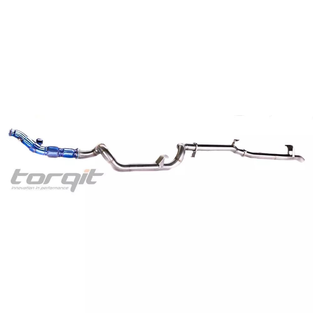 TORQIT 3.5” SINGLE EXIT EXHAUST FOR TOYOTA 79 SERIES 4.5L SINGLE CAB LANDCRUISER: 03/2007-07/2016
