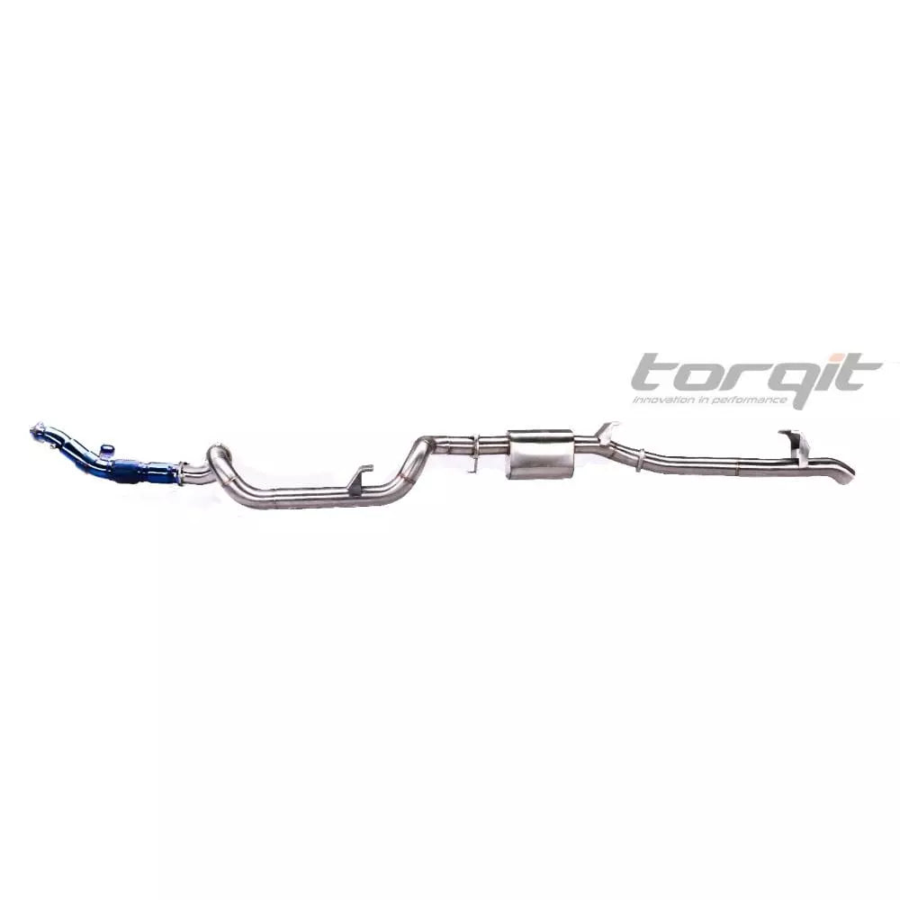 TORQIT 3.5” SINGLE EXIT EXHAUST FOR TOYOTA 79 SERIES 4.5L SINGLE CAB LANDCRUISER: 03/2007-07/2016